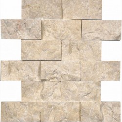 Нетривиална мозайка Myra Beige AKSF-9013 от Betas Glass Mosai , с размер 24 x 29 см.
